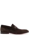 Santoni Diplomat Slip-on Loafers In Brown