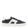 SANTONI DOUBLE BUCKLE SNEAKERS