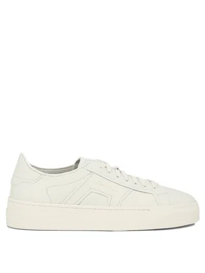 Santoni "double Buckle" Trainers In White