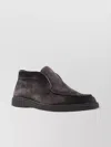 Santoni Dragon Suede Ankle Boots In Brown