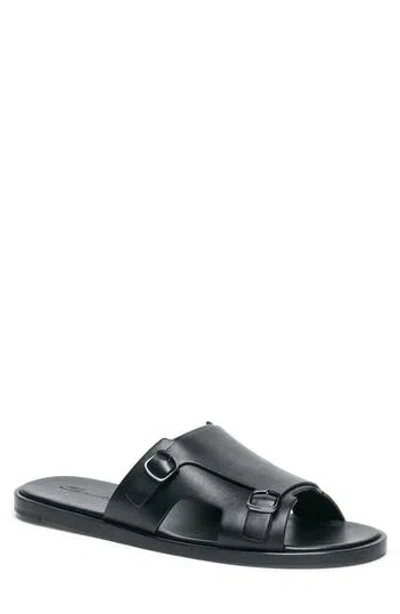 Santoni Duo Sandal In Black