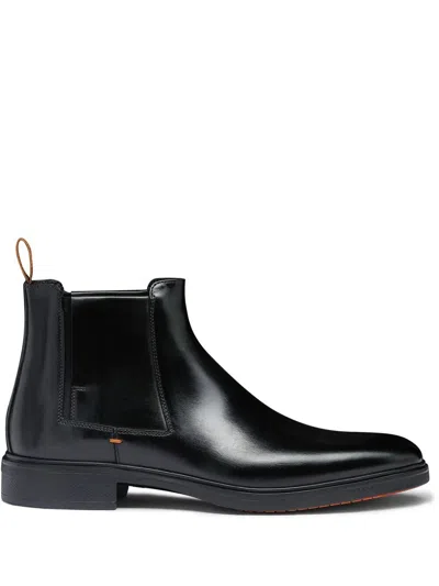 SANTONI EASY ANKLE BOOTS,MGEO18937NEAXNTG N01 BLACK