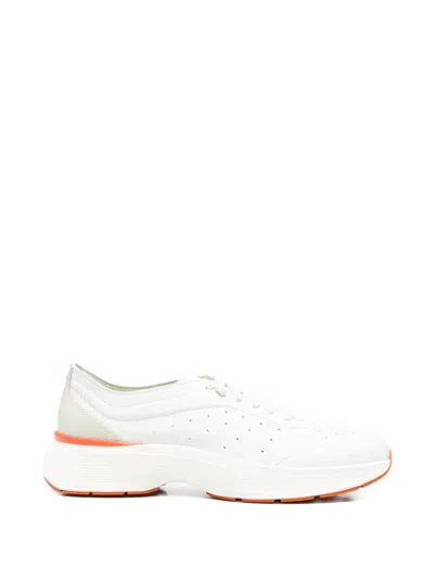 Santoni Easy Bounce Perforated Panelled Sneakers In Multi
