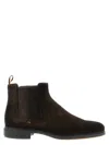 Santoni Easy Capsule Ankle Boots In Brown