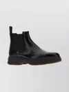Santoni Easy Nova Ankle Boots With Chunky Sole In Black