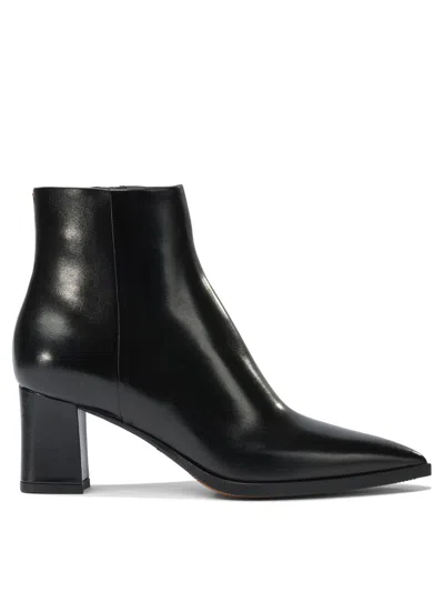 Santoni "estel" 65 Mm Ankle Boots In Black