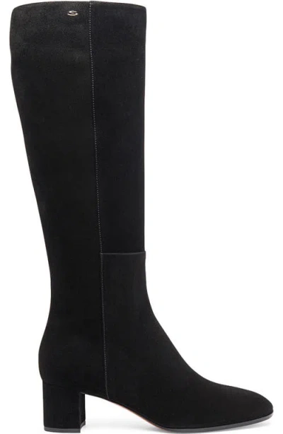 SANTONI SANTONI SUEDE LOW-HEEL BOOT