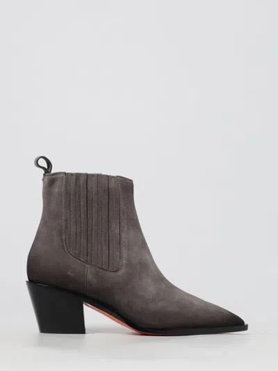 SANTONI BOOTS SANTONI WOMAN COLOR GREY,H45068020