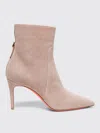 Santoni Woman Ankle Boots Light Pink Size 8 Leather In Pink