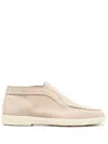 Santoni Suede Low-top Loafers Rubber Sole