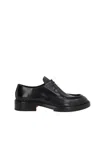 Santoni X 10 Corso Como Leather Lace-up Shoes In Black