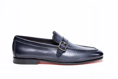 Santoni Flat Shoes In Blue