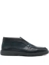 Santoni Flat Shoes Blue In Blue