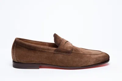Santoni Flat Shoes In Brown