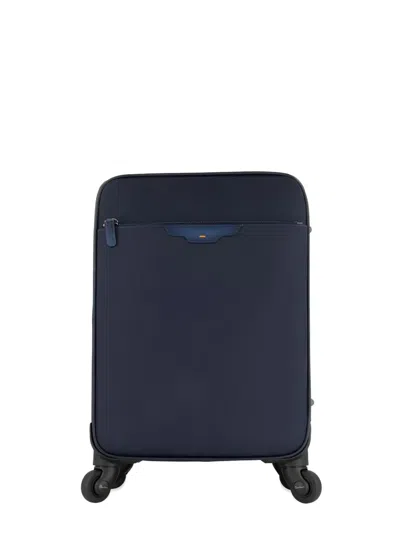 Santoni Four-wheels Trolley In Blue