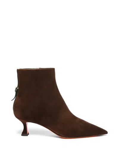 SANTONI GIULIE POINTED-TOE BOOTS