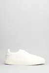 Santoni Dbs1 Sneakers In White Leather In White