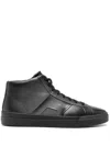 Santoni Gonu High-top Sneakers In Grey