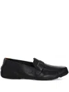 Santoni Hamel Loafers In Black