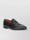 Santoni Handcrafted Leather Loafers Goodyear Construction
