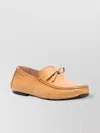 Santoni Havana Loafer Barbados Moken Bow Detail In Brown