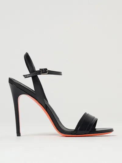 SANTONI HEELED SANDALS SANTONI WOMAN COLOR BLACK,G90535002