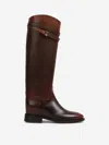 Santoni Hermione Strap Boots In Brown