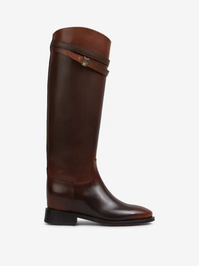 Santoni Hermione Strap Boots In Multi