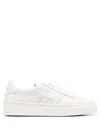 Santoni Lace-up Low-top Sneakers In White