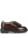Santoni Lace-up Shoes In Brown