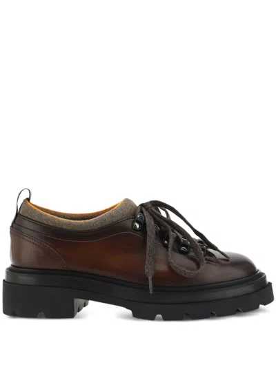 SANTONI LACE-UP SHOES