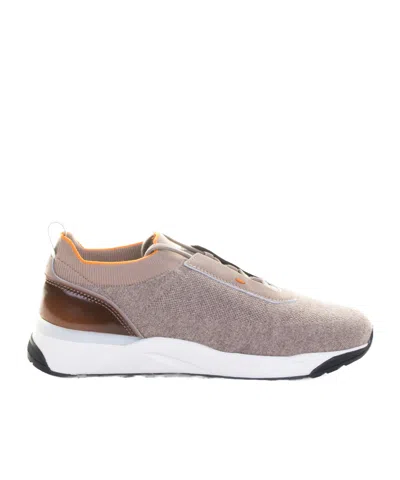 Santoni Lace-up Sneakers In Multi