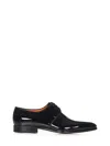 Santoni Laced Up In Black