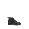 Santoni Lace-up Lugged-sole Boots In Black