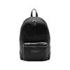Santoni Zip-closure Backpack In Black