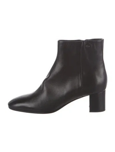 Pre-owned Santoni Leather Boots In Black