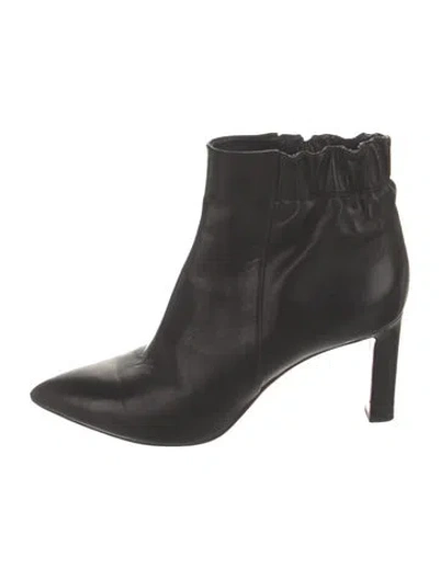 Pre-owned Santoni Leather Boots In Black