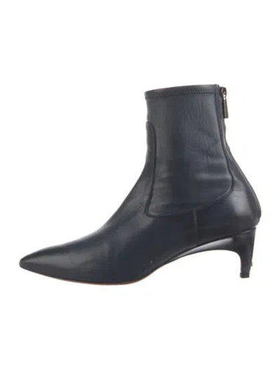 Pre-owned Santoni Leather Boots In Blue