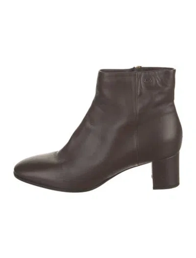Pre-owned Santoni Leather Boots In Brown