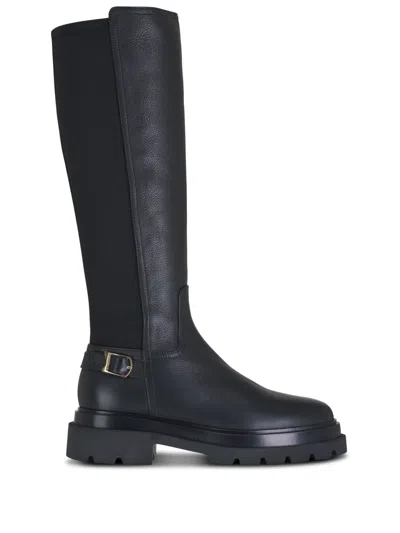 Santoni Klassische Stiefel In Schwarz