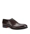 Santoni Goodyear Man Lace-up Shoes Chocolate Brown Size 7 Leather In Brown