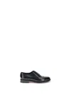 Santoni Leather Lace-ups In Black