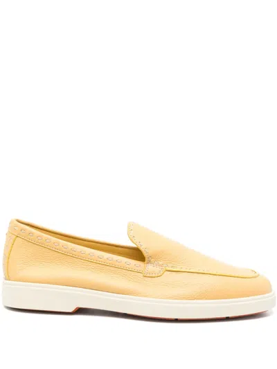 Santoni Leather Loafers