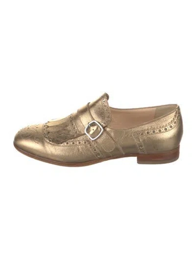 Pre-owned Santoni Leather Loafers In Multi