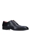 Santoni Man Lace-up Shoes Black Size 7 Soft Leather In Black