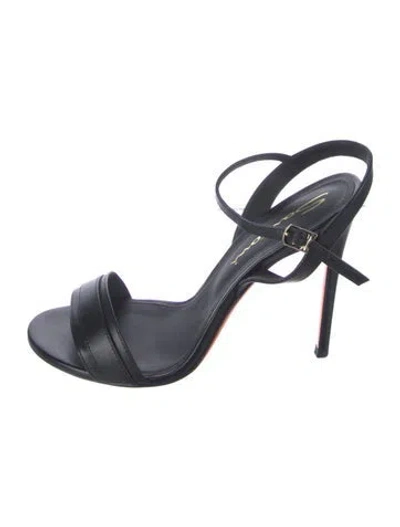 Pre-owned Santoni Leather Sandals In Blue