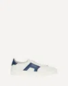 Santoni Double Buckle Low-top Sneakers In White