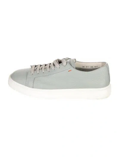 Pre-owned Santoni Leather Sneakers In Multicolor