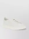Santoni Leather Sneakers With Double Buckle-inspired Sides In White