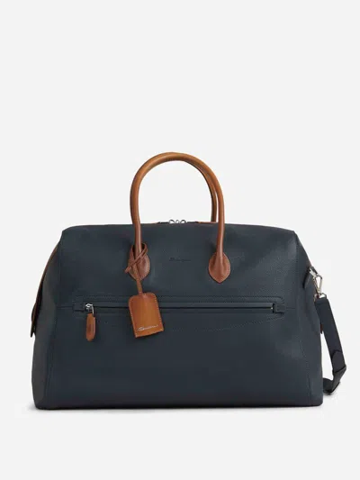 Santoni Leather Travel Bag